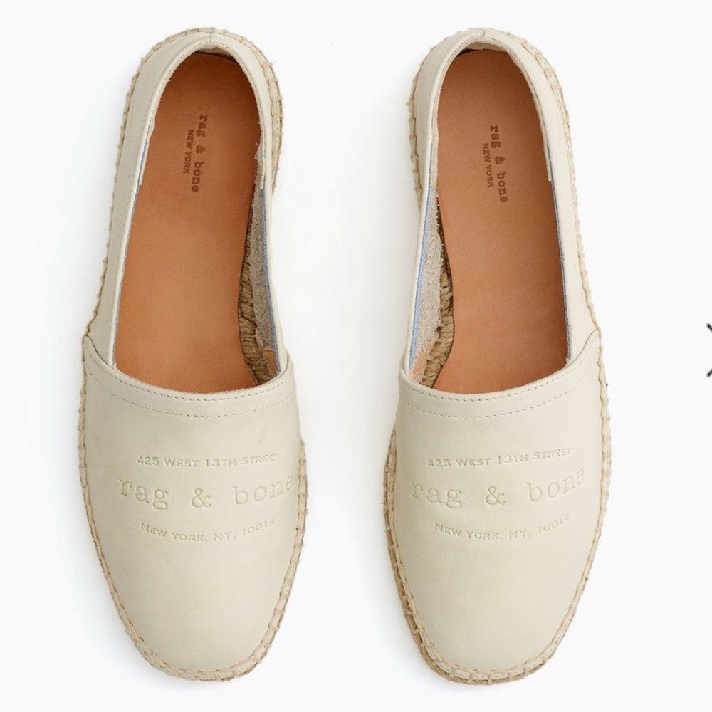 Rag & Bone Espadrille - White 37.5